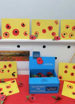 The children have been learning all about the war and the importance of Remembrance Day! They made lovely poppies which we have proudly displayed at the nursery.